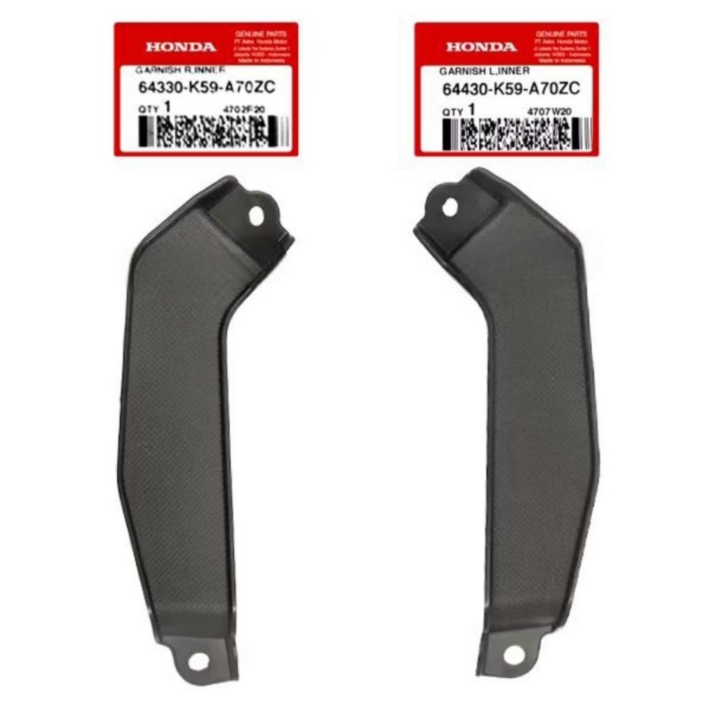 64330-K59-A70ZC 64430-K59-A70ZC ด้านหน้าด้านใน Garnish ขวาซ้าย Vario 125 150 Led 2018 - 2022