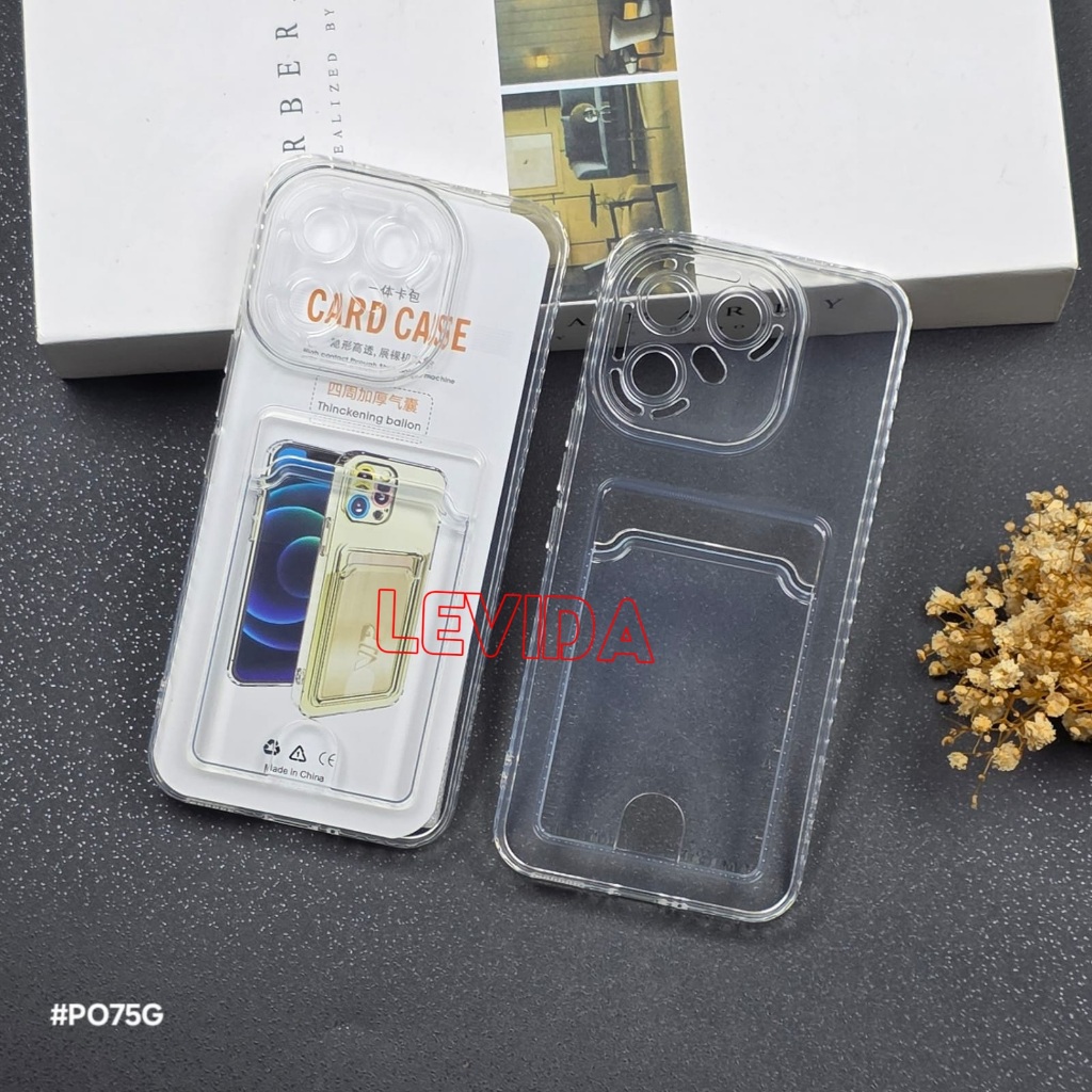 Tecno Pova 7 5G Tecno Pova 7 Pro Tecno Pova 7 Ultra Tecno Pova Curve 5G Card Case Clear / Slot Card 