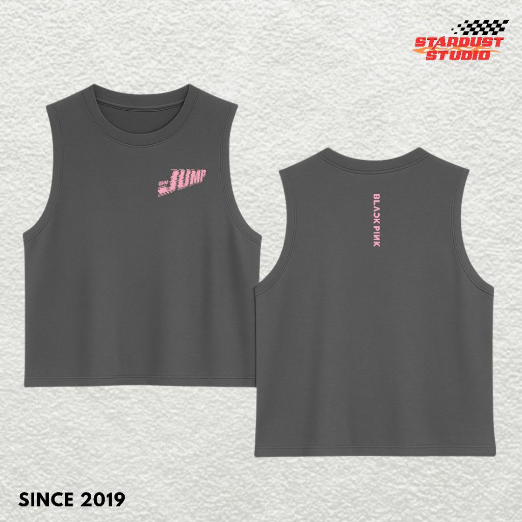 Stardust Tank Top Blackpink Jump Tshirt / Blackpink Tank Top เสื้อยืด / Jump Deadline World Tour เสื