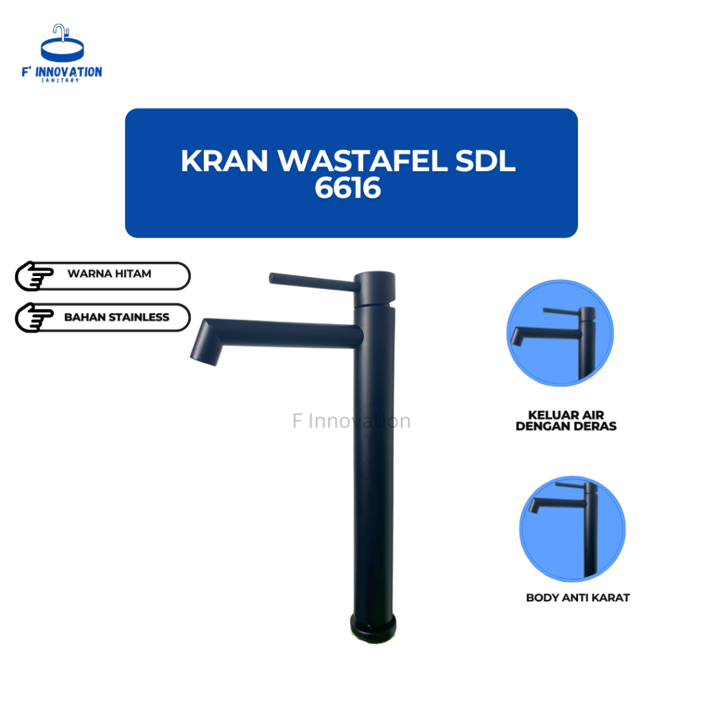 BLACK WASHBASIN TABLE WATER FAUCET SDL 6616