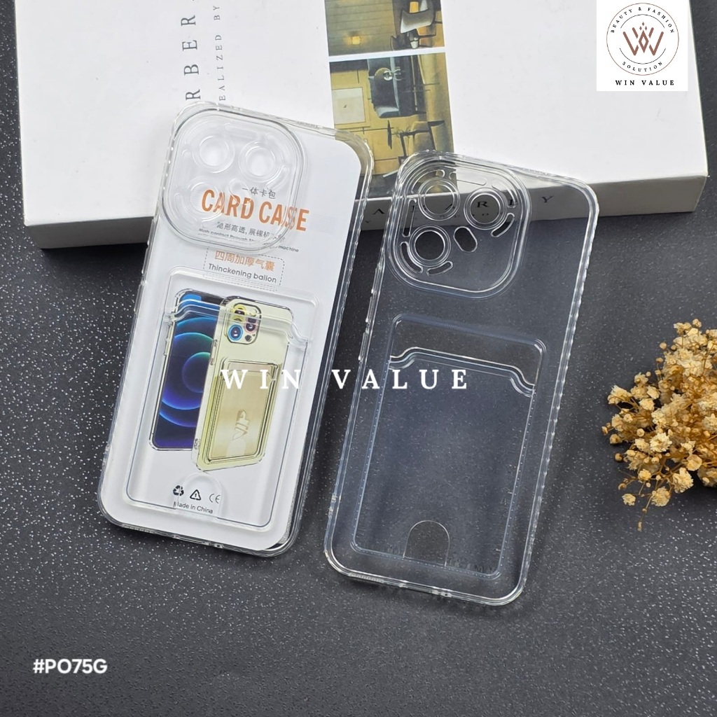 Tecno Pova 7 5G Tecno Pova 7 Pro Tecno Pova 7 Ultra Tecno Pova Curve 5G Clear Card Case Card Slot Ca