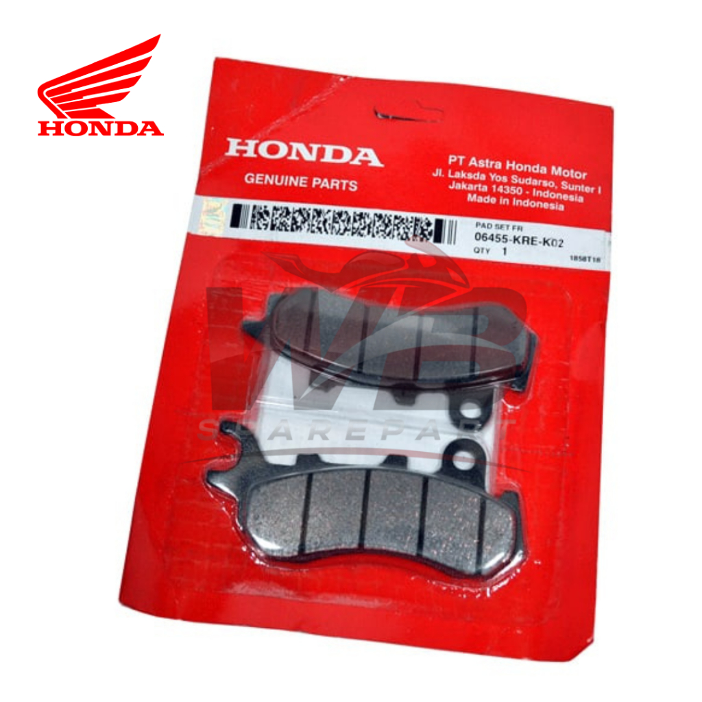 ผ้าเบรคหน้าสําหรับ ADV, PCX ORIGINAL HONDA (06455-KRE-K02)