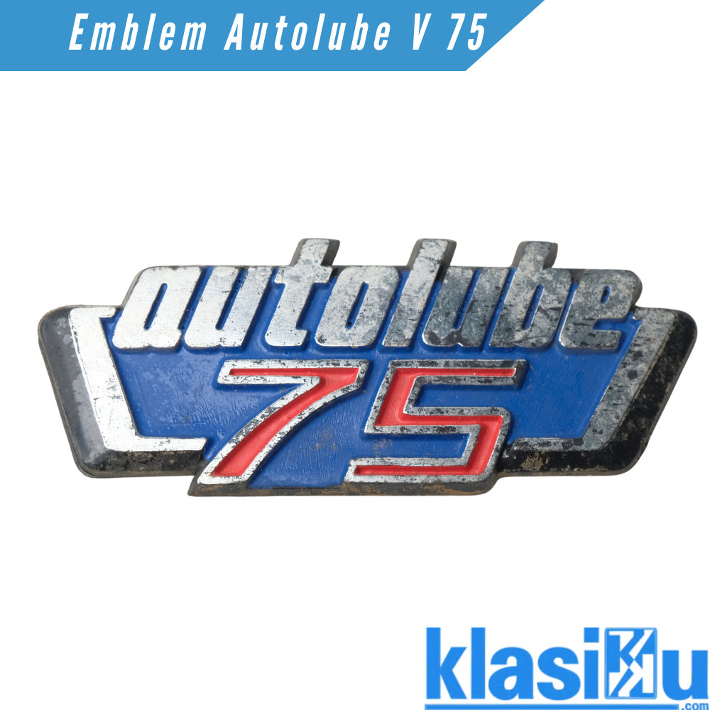Yamaha V75 Emblem Yamaha V75 Autolube 75 โลโก้ Nos