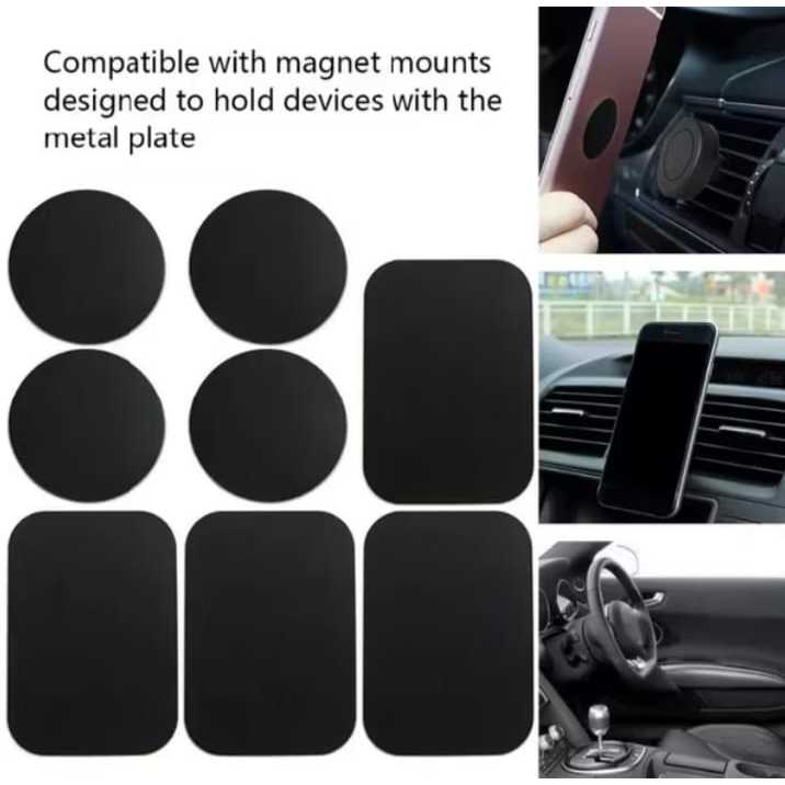 HP MAGNET PLATE CAR HOLDER (ติดบนที่วางโทรศัพท์แม่เหล็ก) กล่องเหล็ก/ปะเก็นสําหรับรถยนต์ MAGNET