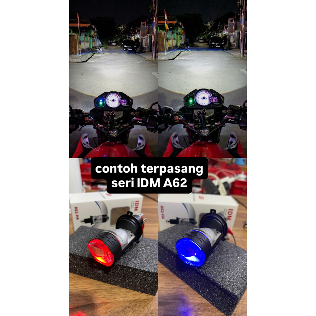 มินิโปรเจคเตอร์ เลนส์ H4 bue