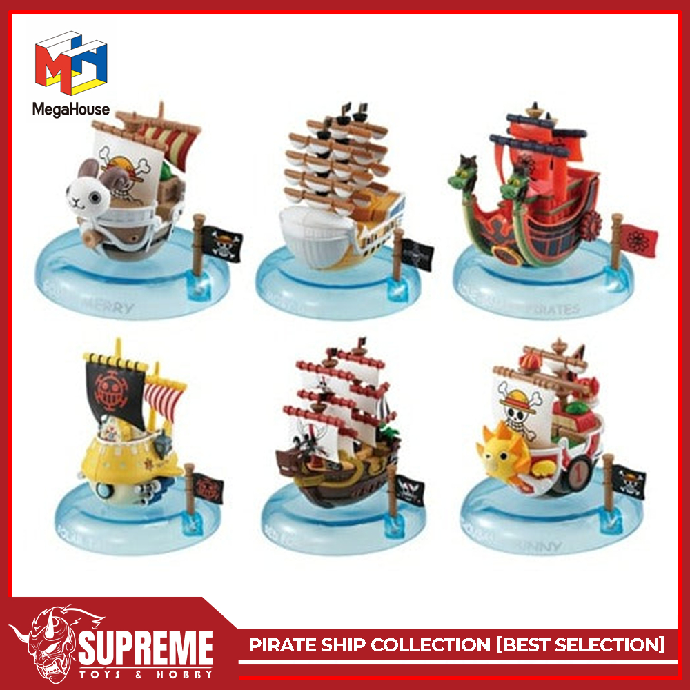 MegaHouse Mega House YuraKore Yura Colle Series One Piece Wobbling Pirate Ship Collection (Best Sele