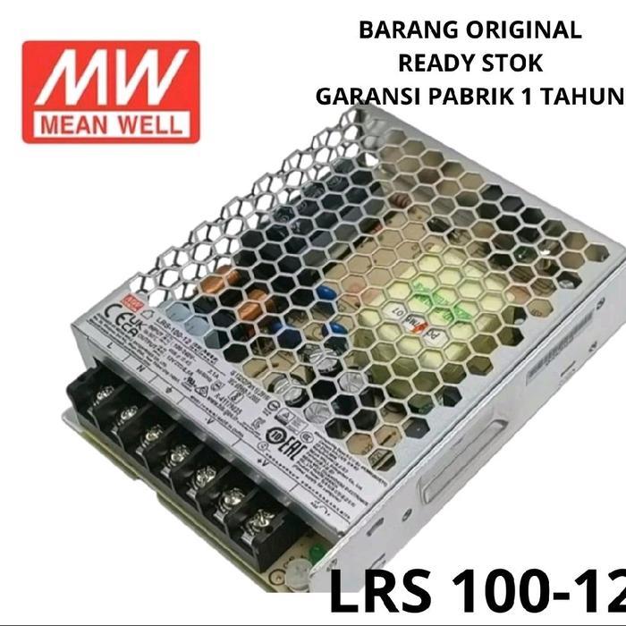 Meanwell Mean Well MW LRS 100-12 12V 12Volt 8.5Ah อะแดปเตอร์