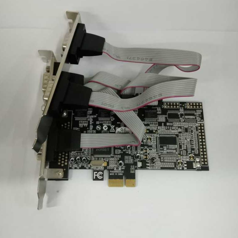 Startech PEX4S553 4 พอร์ต RS232 Serial COM DB9 PCie การ์ดอะแดปเตอร์ 16550 UART