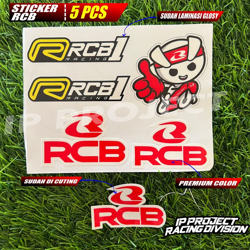 MESIN RCB สติ๊กเกอร์ ALREADY LAMINATED และ ALREADY CUT INTO A MACHINE 5 ชิ้น
