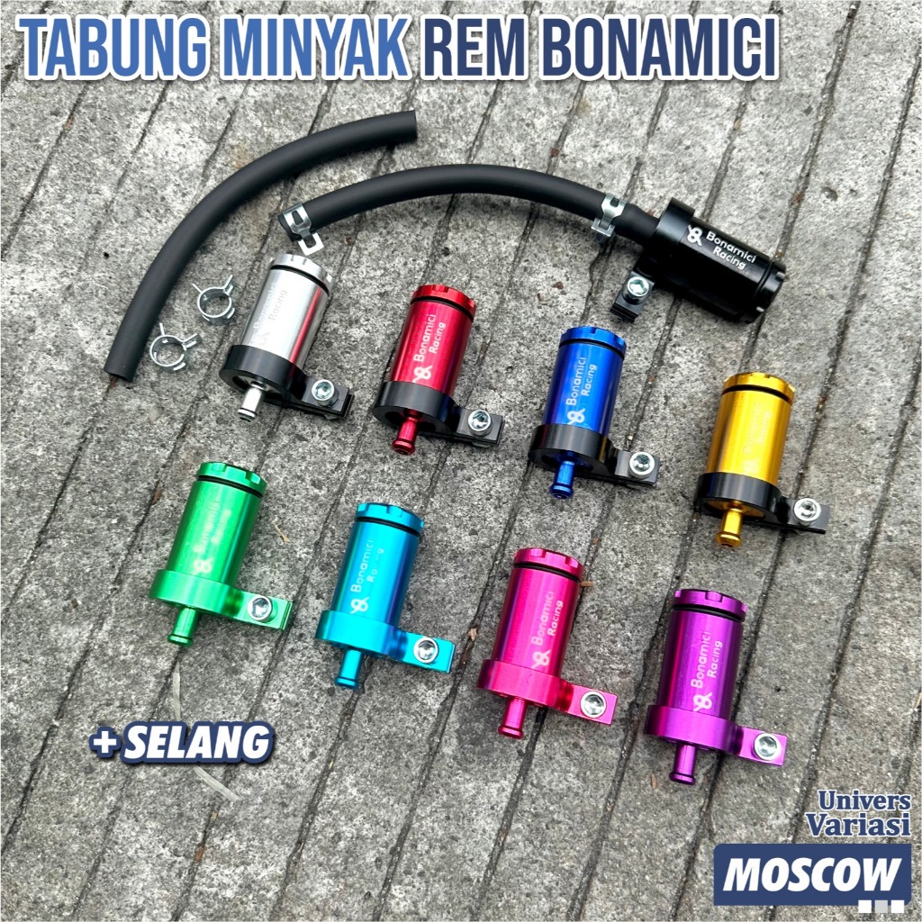 Bonamici RACING MOSCOW CNC Master กระบอก + Universal น้ํามันท่อท่อท่อท่อวงเล็บ Nmax Aerox beat UPPER เบรค FLUID CYLINDER BONAMICI รุ่น FULL CNC ORIGINAL MASTER CYLINDER