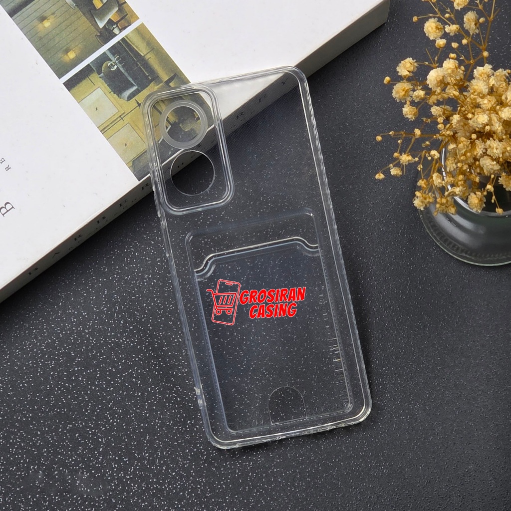 Soft Case Card Slot / Clear Card Case Oppo A78 4G Oppo A78 5G Oppo A58 5G Oppo A79 5G Oppo Reno 6 5G