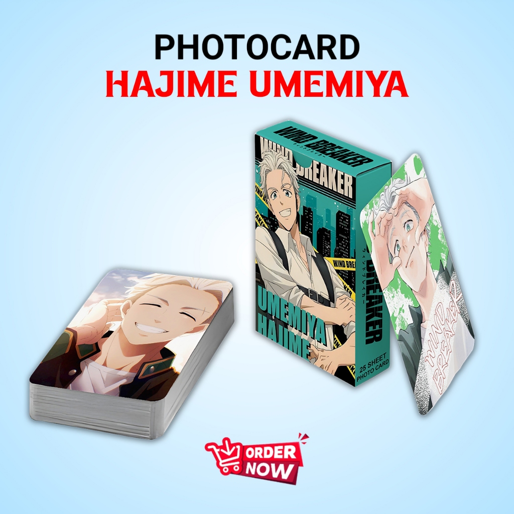 HAJIME UMEMIYA ANIME WIND BREAKER S2 PREMIUM PHOTOCARD 1 PACK LIMITED EDITION