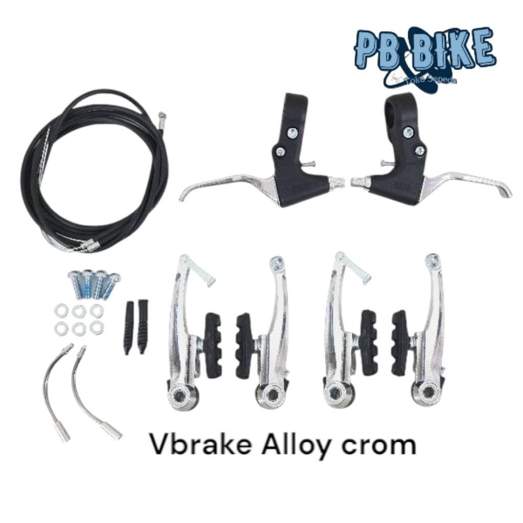 ชุดเบรคจักรยาน vbrake Alloy chrome MTB Federal