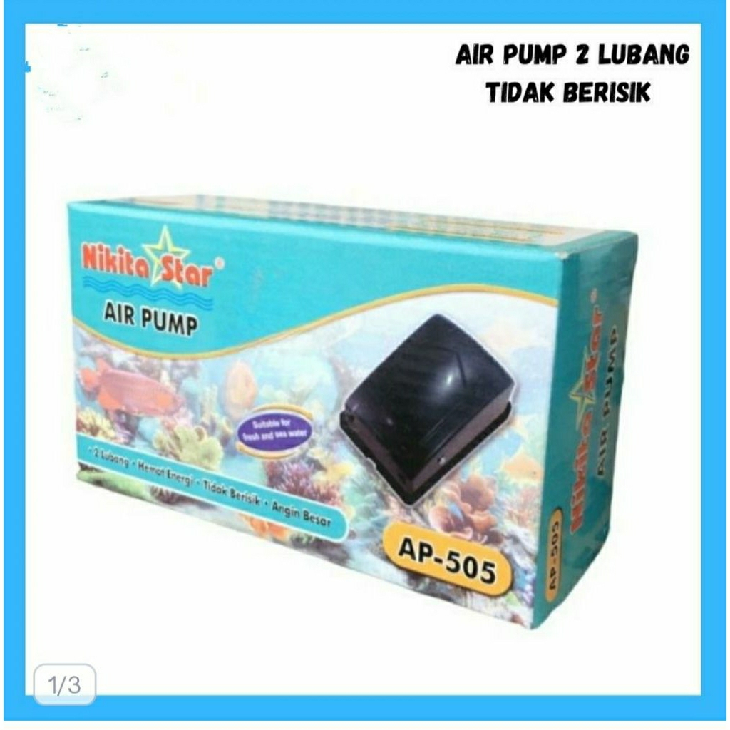 MESIN Nikita Star Ap 505 ปั๊มลมเครื่องเติมอากาศ 2 หลุม เฉพาะเครื่อง