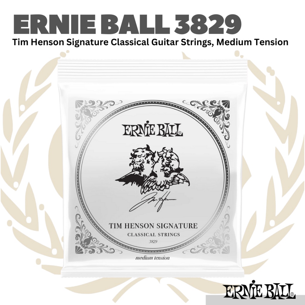 Ernie Ball 3829 Tim Henson Signature สายกีตาร์คลาสสิก, ความตึงเครียดปานกลาง - สายกีตาร์คลาสสิก