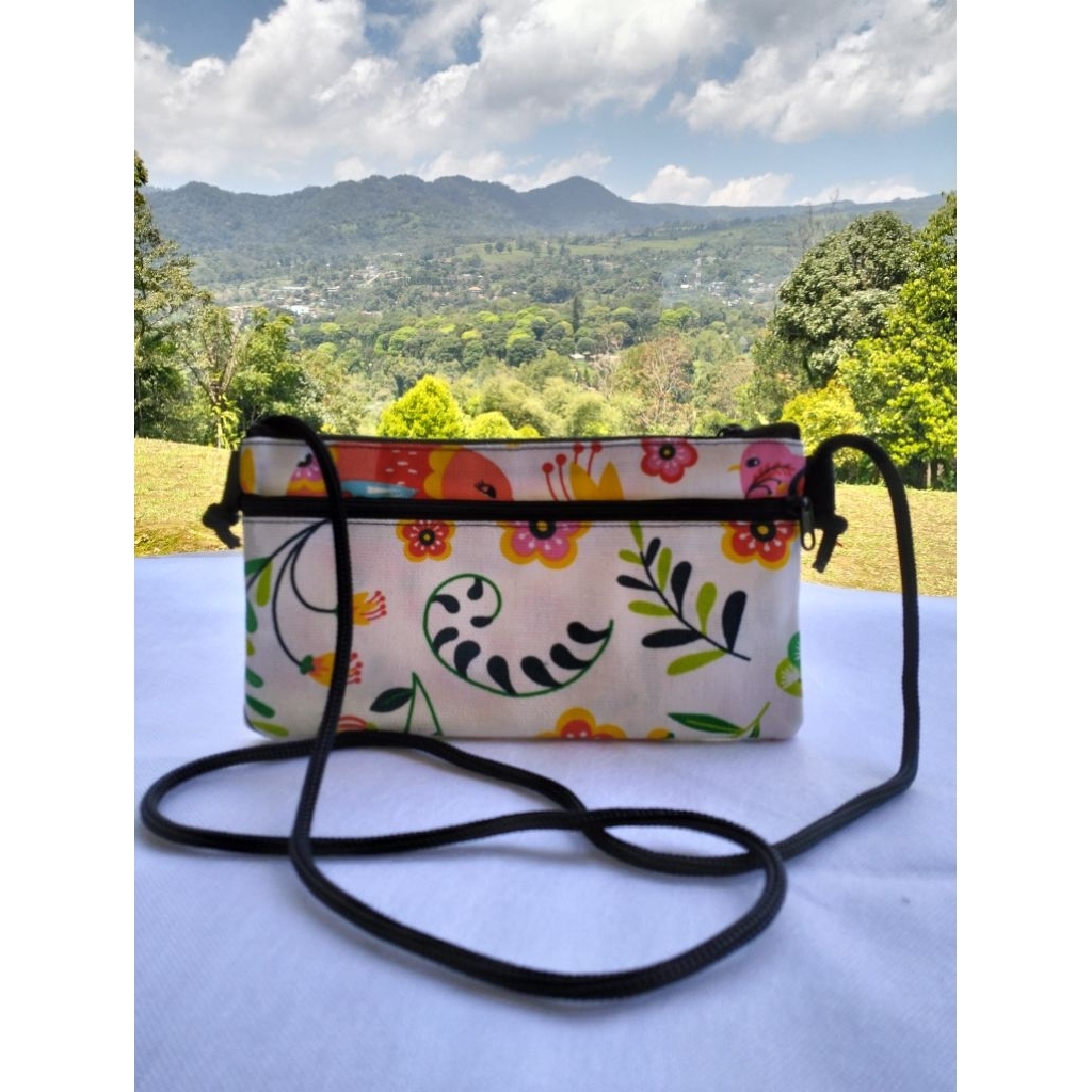 Ghina ของที่ระลึก - Motif Mobile Phone Bag - Sling Bag Mobile Phone - Wallet Strap P 23cm*L 10cm