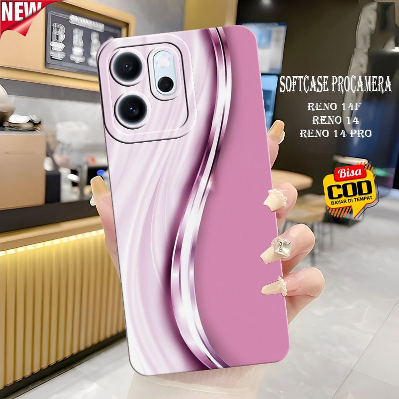 เคส HP Reno 14F - Reno 14 - Reno 14 Pro - Reno 13f - เคส Reno 13 - เคส Softcase แบบยืดหยุ่น - เคสแฟช