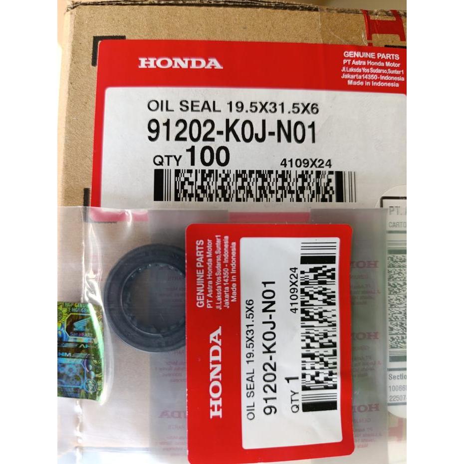 ซีล KRUG AS / SEAL KRUK AS ORIGINAL GENIO (91202-K0J-N01)-BEAT STREET K1A 2020-SCOOPY F1 K2F 2020 ต้