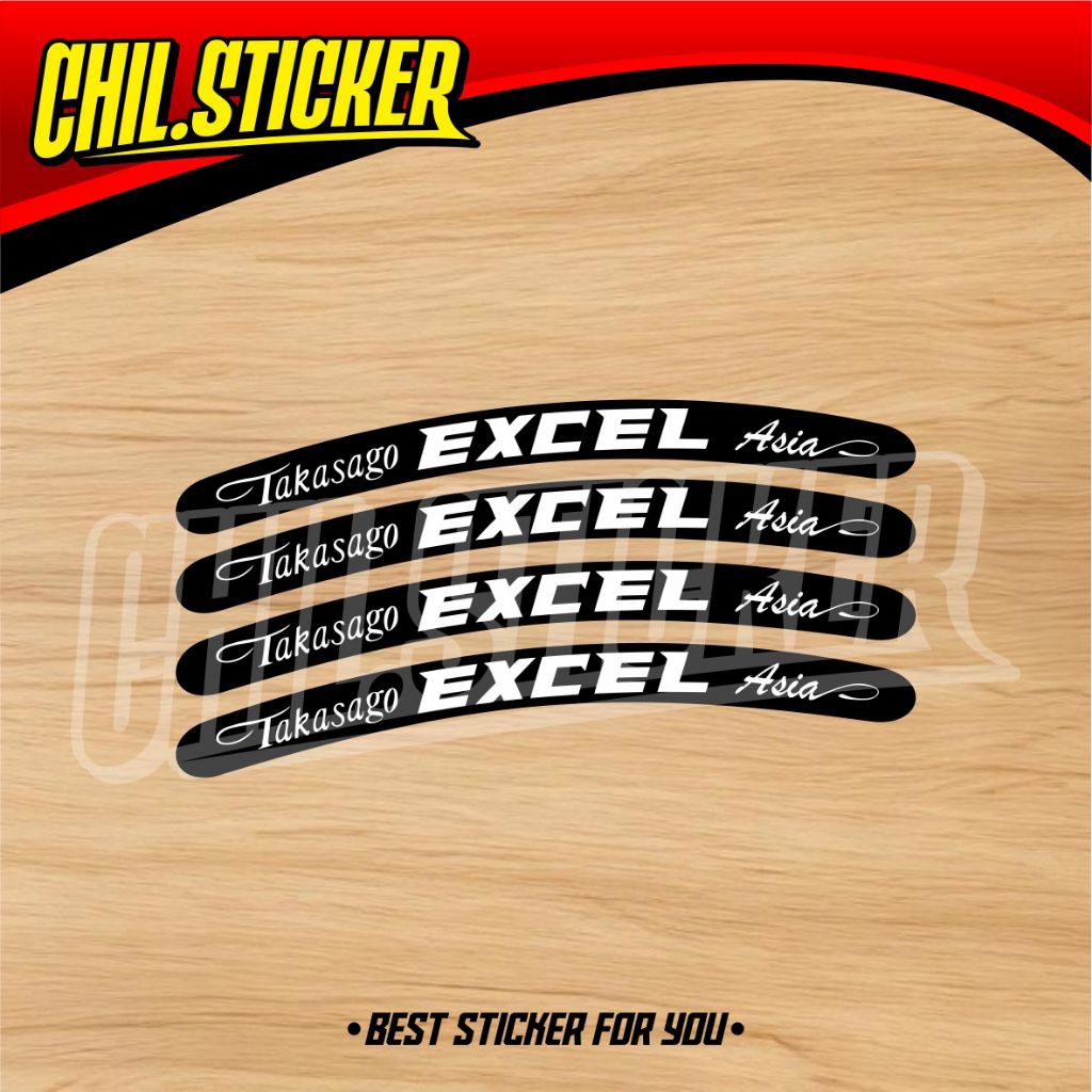 TAKASAGO EXCEL RIM สติ๊กเกอร์ LIST สติ๊กเกอร์ขอบ Excel Takasago Excel Asia SVEXCEL01