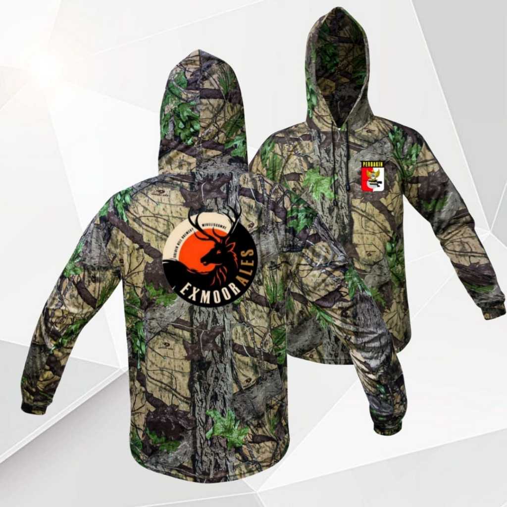 EXMOREALES mossy oak Sniper Camo Hoodie - เสื้อผ้าที่สะดวกสบายและมีสไตล์สําหรับล่าสัตว์งานอดิเรก