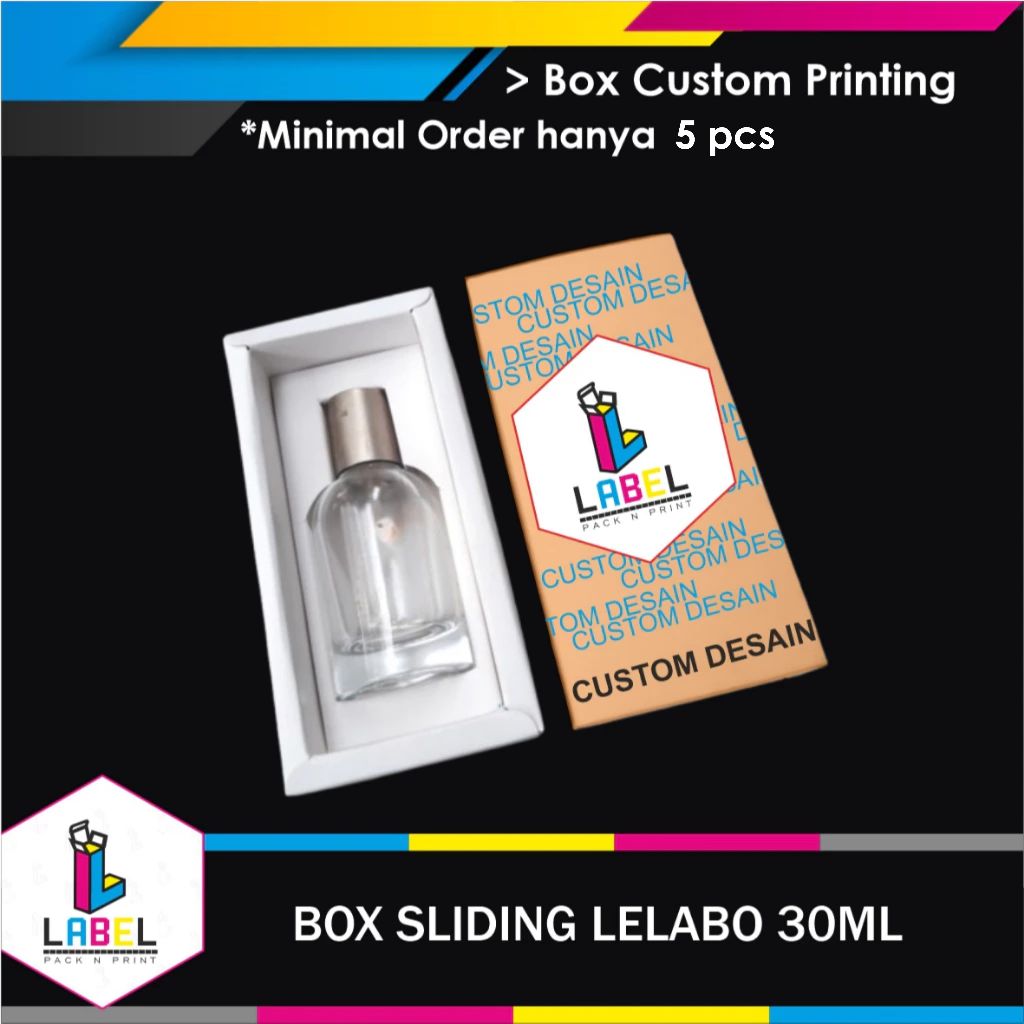 LELABO 30ML SLIDDING BOX ปกดีไซน์แบบกําหนดเอง FULLPRINT