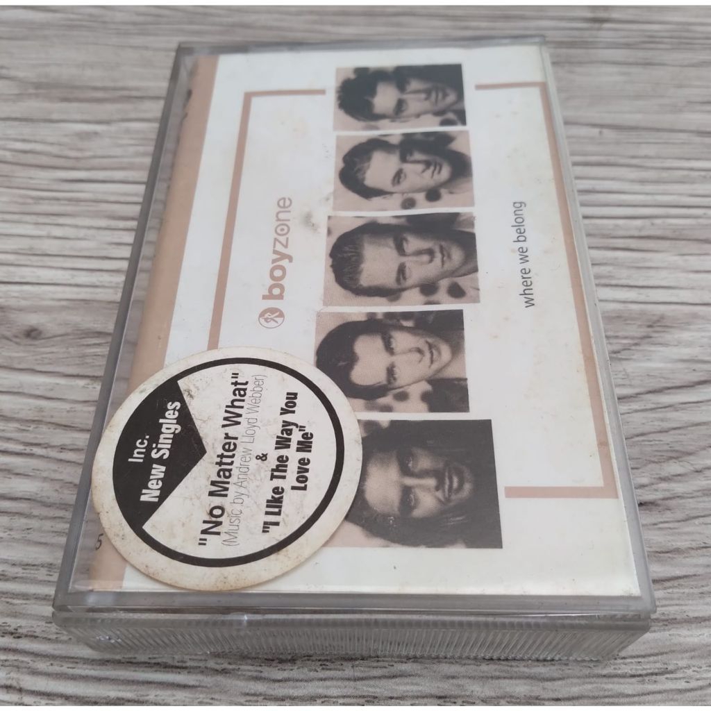Boyzone - Where We Belong Original Cassette Tape / Cassette
