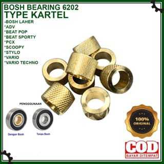คอแบริ่ง Bosh 6202 Kartel Kurtel Curtel / วัสดุทองเหลือง / Cvt Block Aerox Nmax Lexy Beat Vario