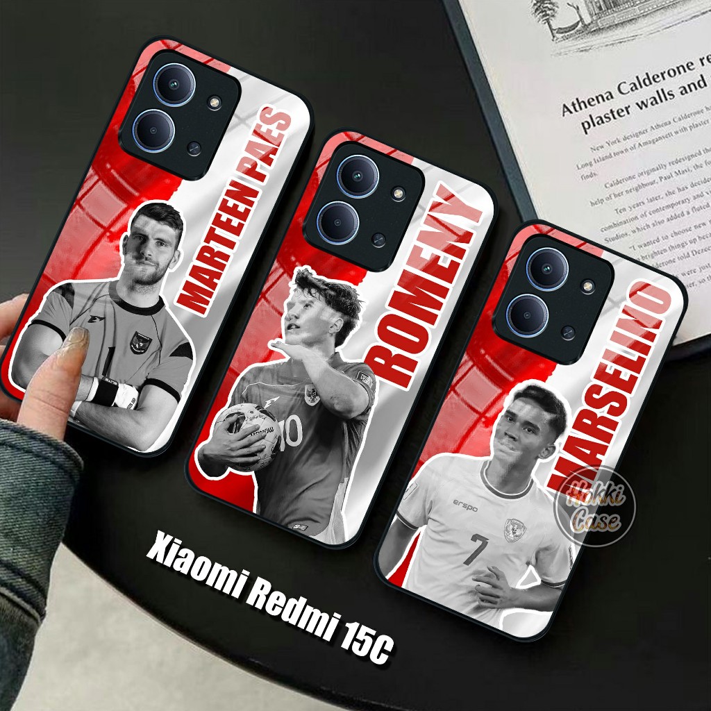 HP เคสทีมชาติอินโดนีเซีย - Redmi 15C SoftCase - เคสกระจก Redmi 15C - เคสโทรศัพท์ Redmi 15C - ซิลิโคน