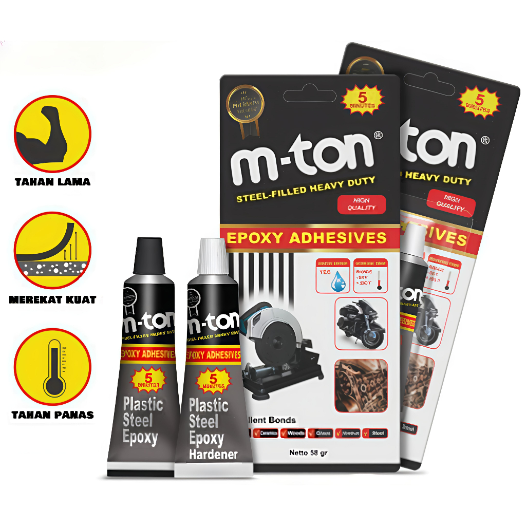EPOXY GLUE 5 MIN M-TON WOOD GLUE / IRON GLUE / MIXED GLUE M-TON