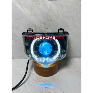 REFLEKTOR LAMPU DEPAN HONDA SUPRA X LAMA OLD MODEL CUSTOM BILED ALA-ALA 3,5 INCH CAHAYA SUPER TERANG