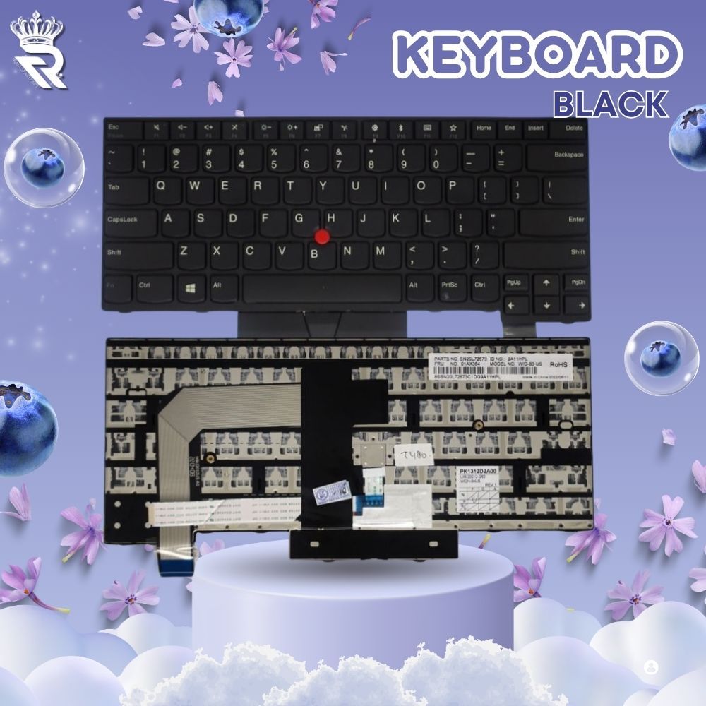 คีย์บอร์ดสําหรับแล็ปท็อป Thinkpad T470 T480 A475 A485