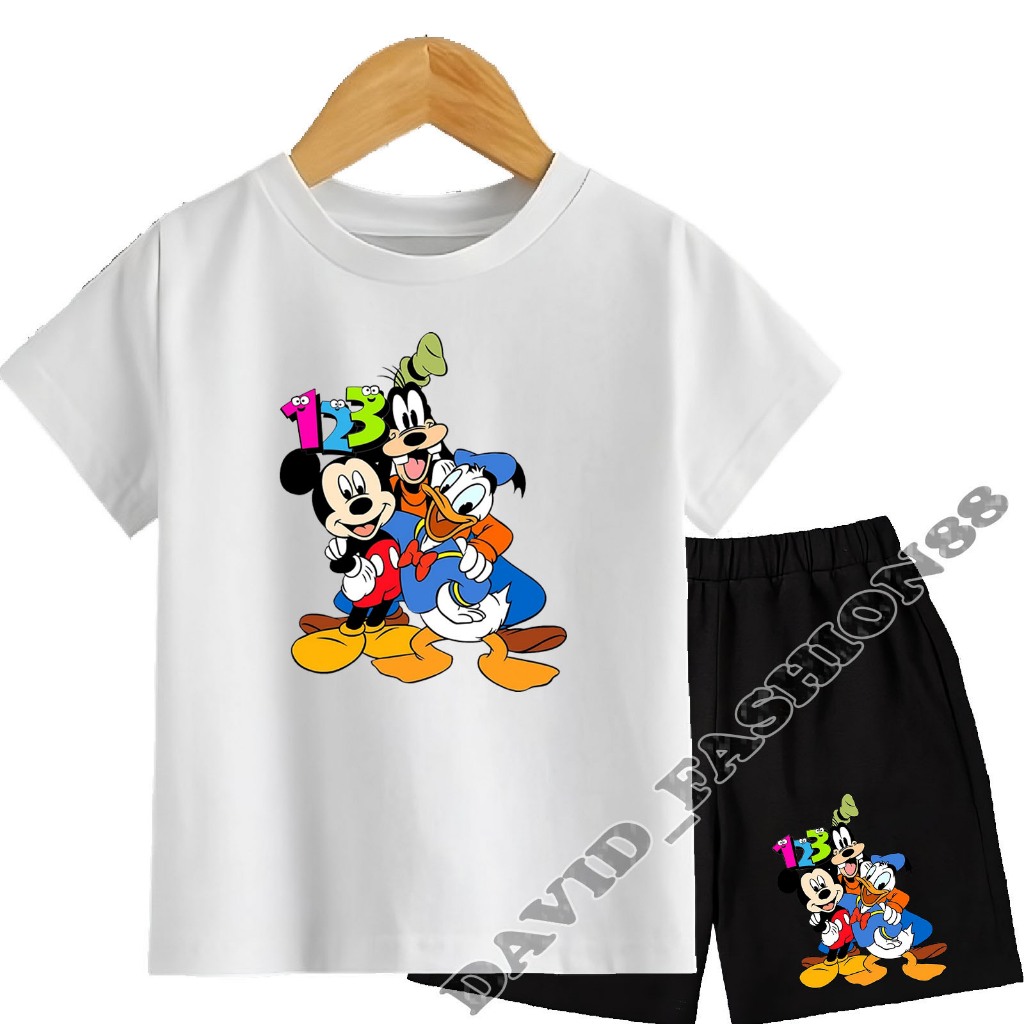 ONE SET KIDS UNISEX MIKI 123 O ชุดคอสําหรับวัยเด็ก 2-13 ปี