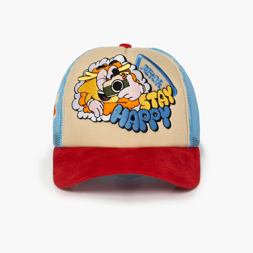 MERAH Artch - Spexchill Red - Trucker Hat Cap