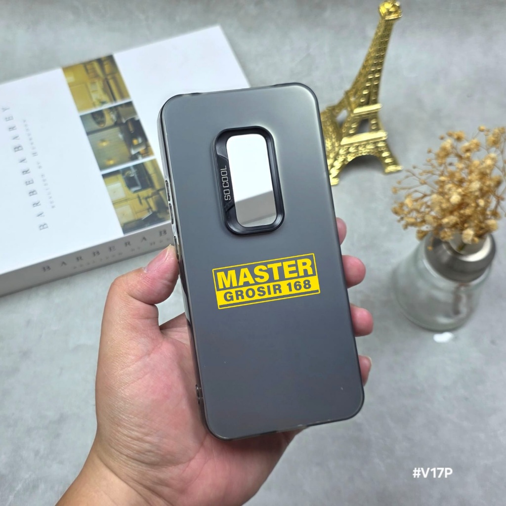 VIVO V17 PRO CASE SOCOOL BLACK CASE IMD SOCOOL PLATE HOLOGRAM VIVO V17 PRO