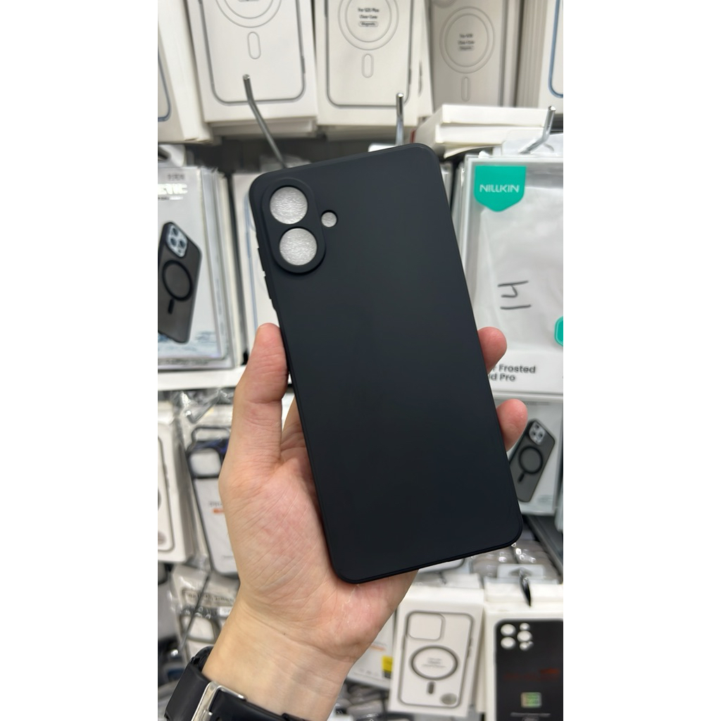 SAMSUNG A07 / AO7 (5G) - PREMIUM SLIM MATT SILICONE (สีดํา)