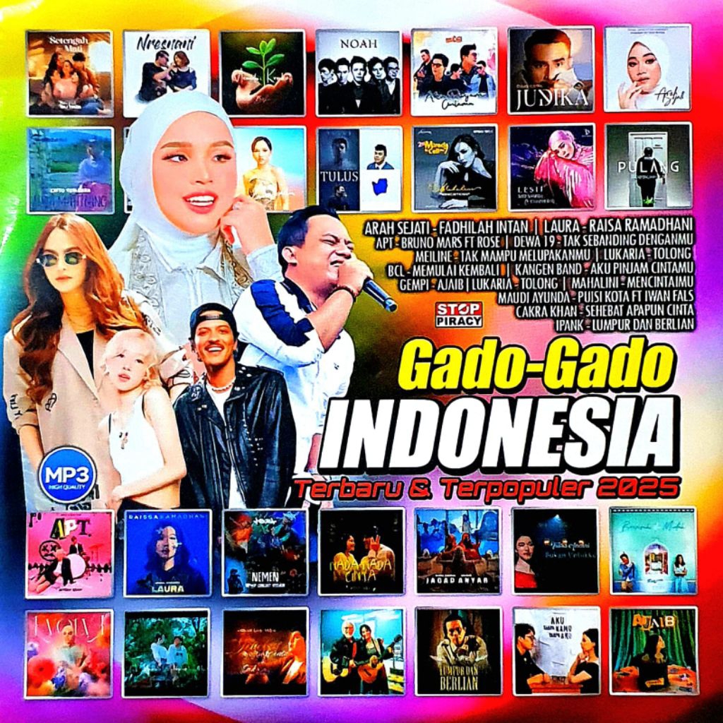 MP3 CASSETTE OF THE LATEST GADO GADO INDONESIA SONGS 2025 - MP3 CASSETTE OF MEMORIAL SONGS - MP3 CAS