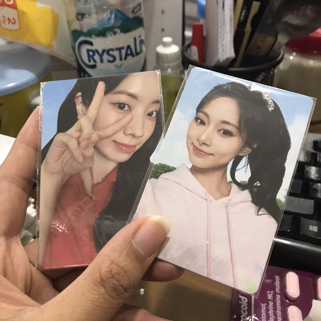 [BOOKED] NABATI X TWICE DAHYUN TZUYU (BLUE BACKGROUND)