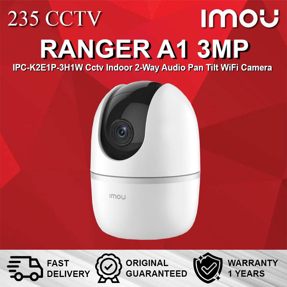 IMOU RANGER A1 3MP 2K IPC-K2E1P-3H1W ในร่ม Cctv 2-Way Audio Pan Tilt WiFi กล้อง