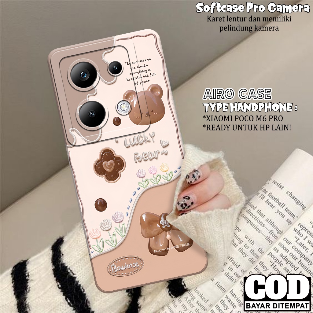 เคส HP Xiaomi Poco M6 Pro - Xiaomi Poco M6 Pro Softcase - เคสแฟชั่นการ์ตูน - เคส Xiaomi Poco M6 Pro 