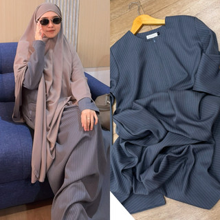 Maliha abaya muslimah gamis casual untuk kerja