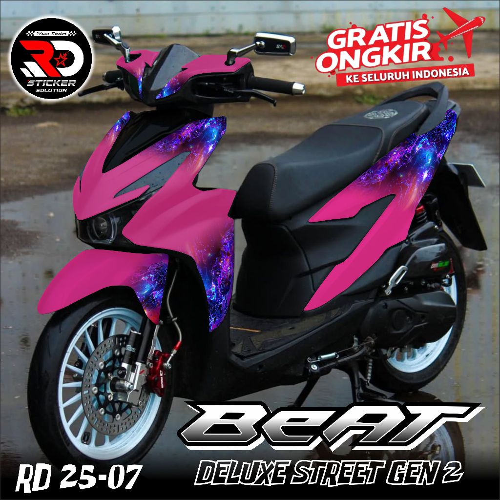 RD STICKER สติกเกอร์รูปลอกล่าสุดใหม่ 2024 2025 Beat Deluxe Beat Street Gen 2 Full Body สติกเกอร์