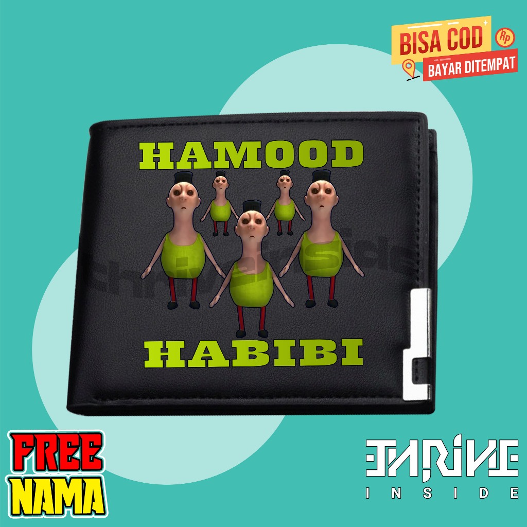 ฟรี NAME Viral Hamood Habibi Logo Childrens Folding Wallet / Hamood Habibi Character Childrens Walle