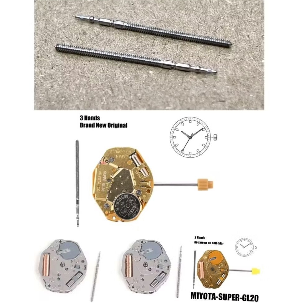 MESIN MIYOTA WATCH MACHINE STEM TYPE GL20/GL22/GL30/GL32 ALL GL PLAIN