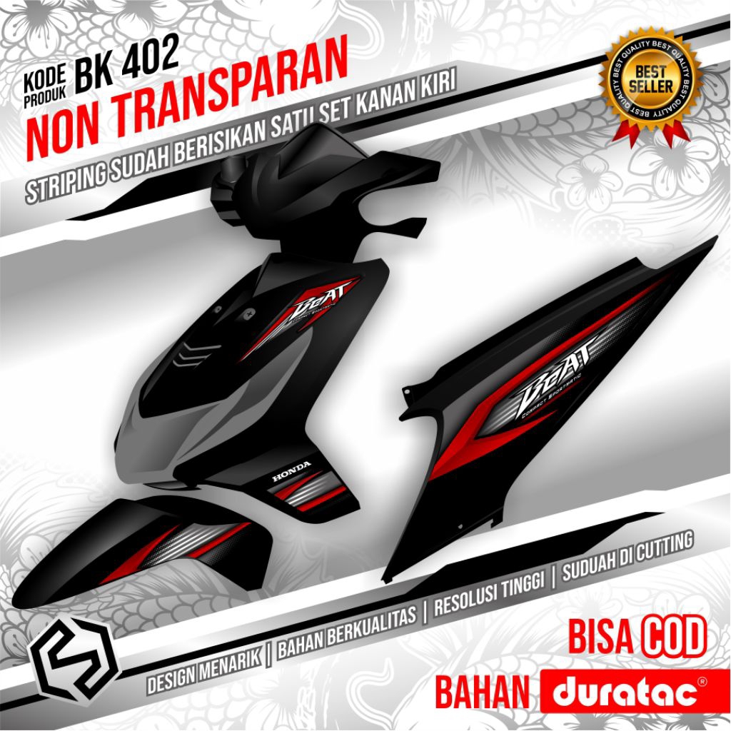 Beat คาร์บูเรเตอร์ Graphic Striping Thailand Variation / Bk 401 / Bk 409