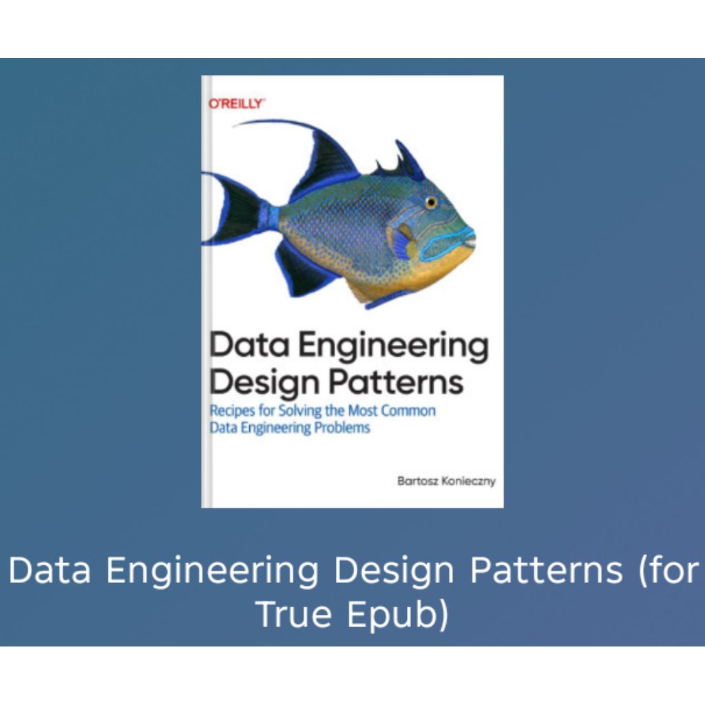 BOOK Data Engineering Design Patterns (สําหรับ True Epub)