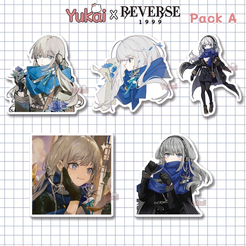 Bkornblume Reverse 1999 สติ๊กเกอร์พรีเมี่ยม - ชุดสติ๊กเกอร์อนิเมะกันน้ํา