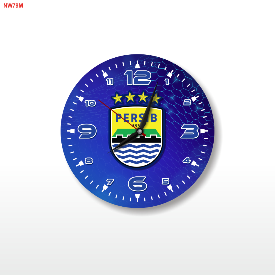 GILart NW79 - COOL AESTHETIC CARVED WALL CLOCK PERSIB LIVING ROUND ROOM DECORATION