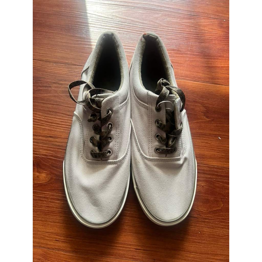 Hush Puppies Size 42 Connor Im J Lace Up Shoes รองเท้าผ้าใบ Hush Puppies ไซส์ 42 รองเท้าผ้าใบสีเทาอ่