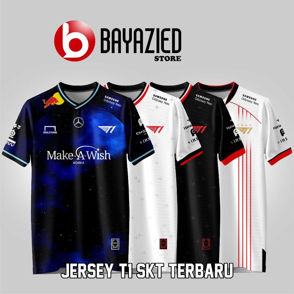 T1 Esports Jersey เสื้อยืดเกม 2025 ล่าสุดสามารถขอชื่อได้