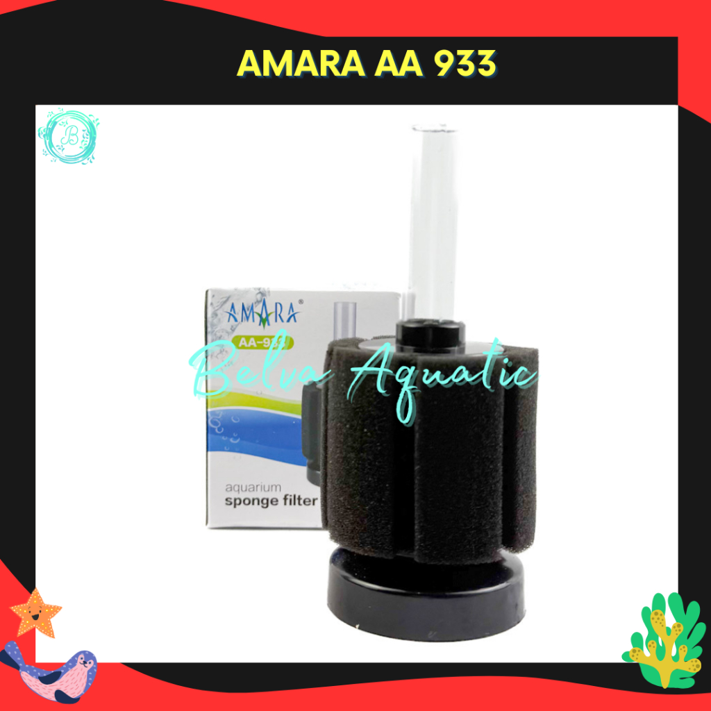 Amara Sponge Filter AA-933 Aquarium Filter Foam